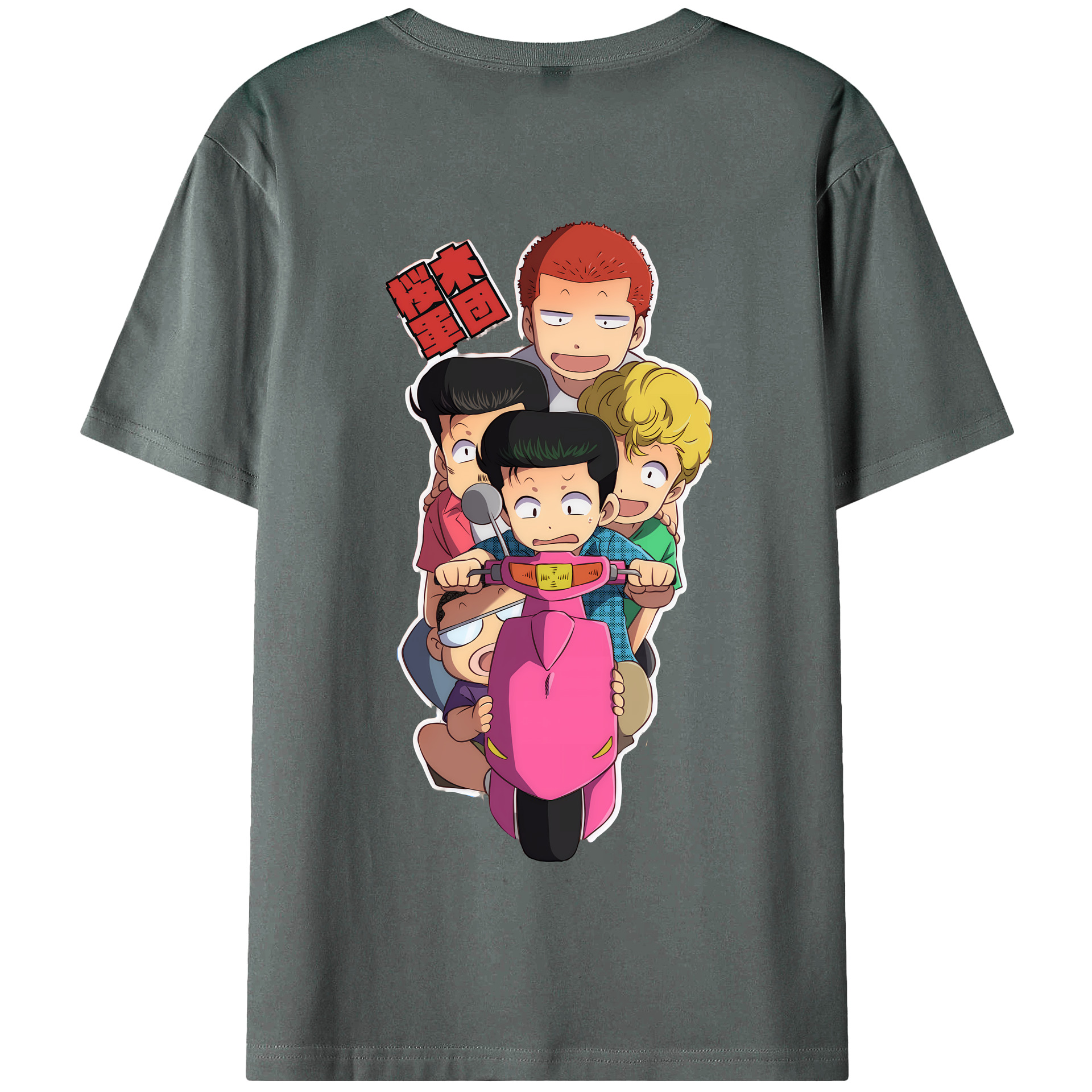 SLAM DUNK／スラムダンク 綿100％半袖Tシャツ（背面プリント）